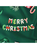 Merry Christmas Banner with Aluminum Foil Balloons for Party Decorations