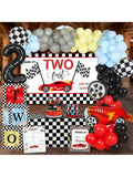 Race Car 2nd Birthday Party Decorations Supplies Set