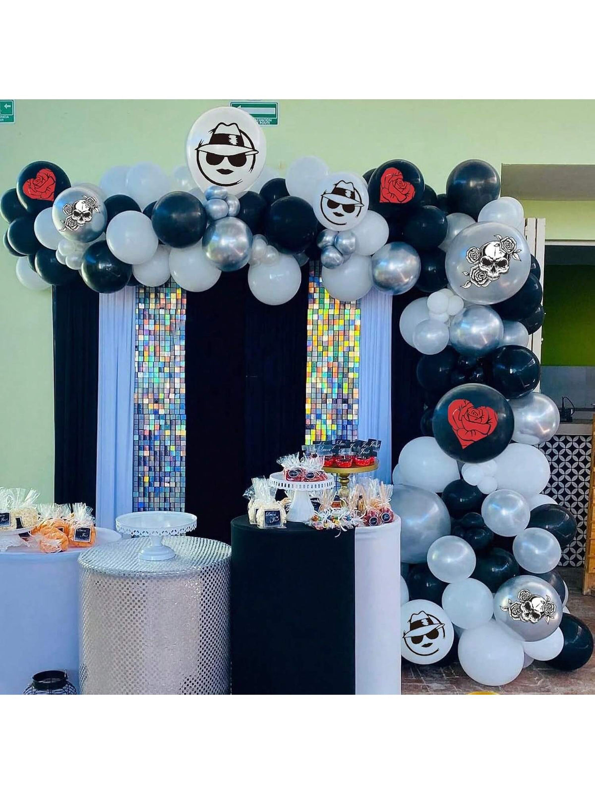 114PCS Party Balloon Garland Kit for Early 2000s Theme Birthday Party Decor