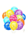 35pc Hawaiian Balloon Kit: Hibiscus Flowers, Tropical Balloons For Luau, Beach & Summer Parties -
