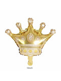 40 Inch Pink Crown Number 5 Foil Balloon for 5th Birthday Party