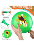 50pcs Hawaiian Luau Balloon Kit for Tropical Wedding & Summer Party Decorations