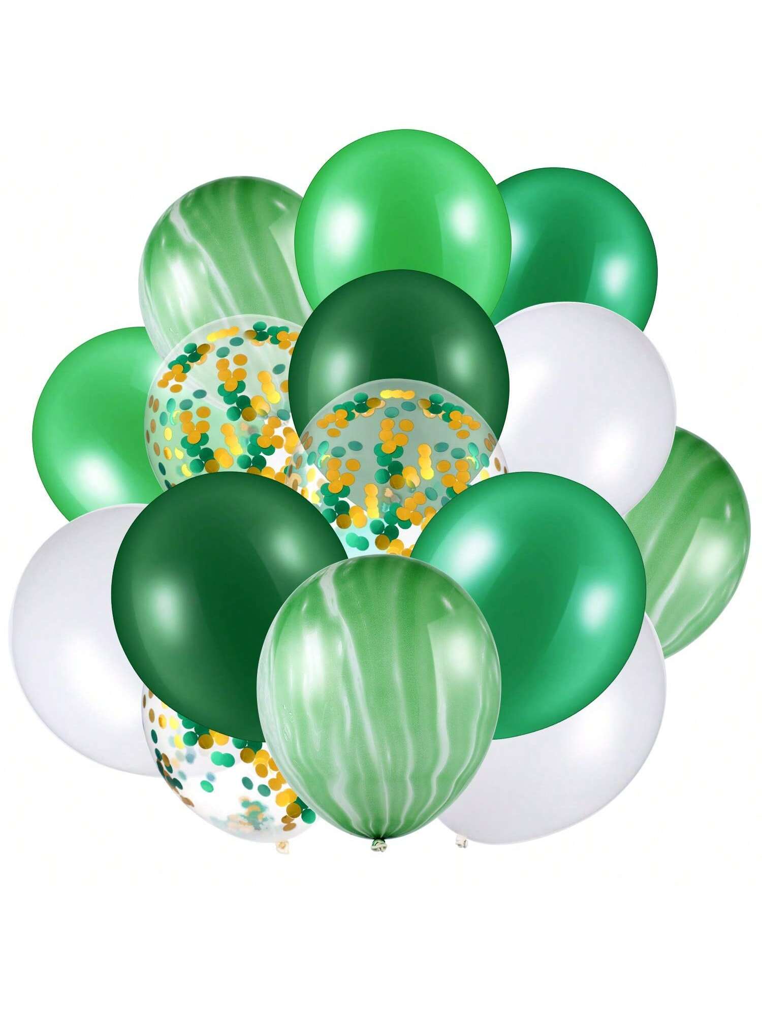 60PCS Agate Confetti Balloons Jungle Shower Wedding Birthday Party Decor