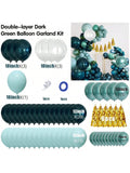 Dark Teal Balloon Garland Arch Jungle Themed Decorations For Men & S Birthday Party