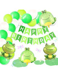 Frog Theme Party Decorations Frog Balloons for Birthday Garden Reptile Party