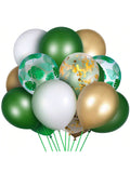 Jungle Birthday Decorations65 Pcs Balloons, Palm Leaves, Arch Kit &  Shower Setup
