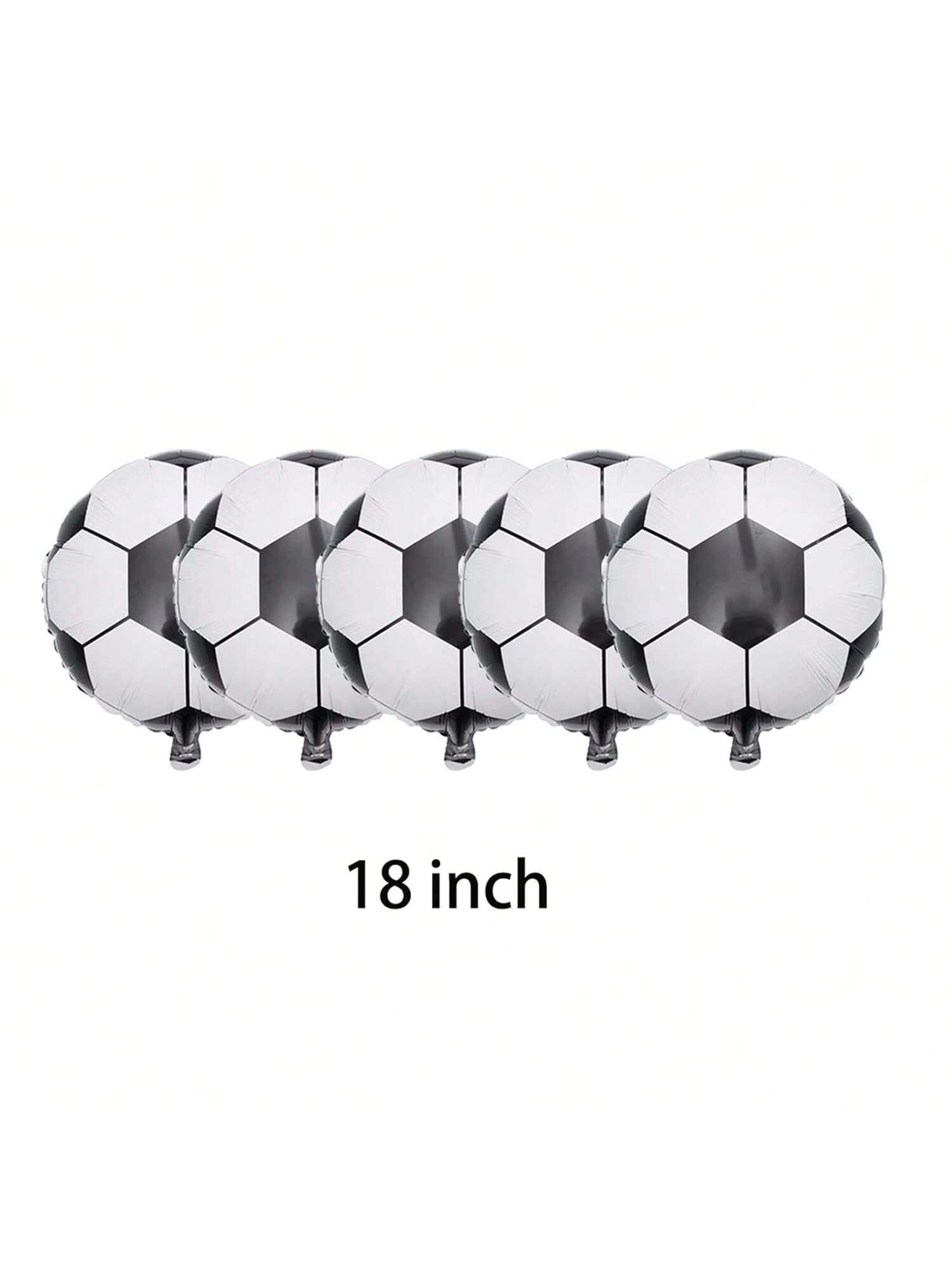 Soccer Party Balloon Set Trophy and Foil Balloons for Birthday and Events