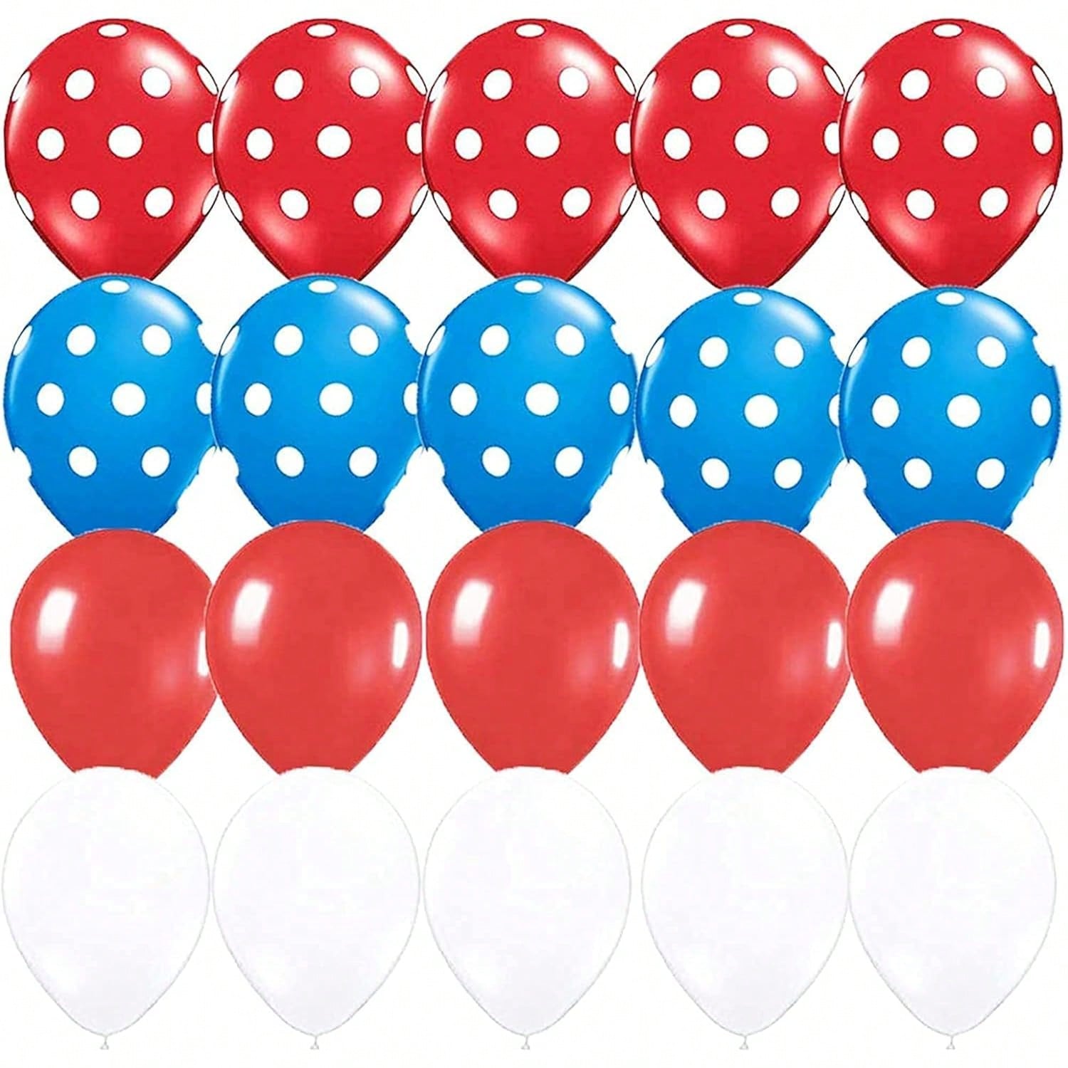 Thing 1 and Thing 2 Red and Blue Balloons for Cat in the Hat Party Decor