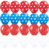 Thing 1 and Thing 2 Red and Blue Balloons for Cat in the Hat Party Decor