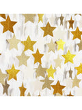 White Gold Champagne Party Garland 62ft with Twinkle Star for Events