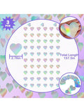 8PCS Iridescent Disco Party Decorations Garland Streamers & Tablecloth