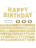 116pcs DIY Glitter Banner Kit with Letters Numbers & Tools for Graduation & Birthday