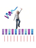 20-Pack Ribbon Wands Party Favors for Kids Dance and Outdoor Games