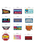 28pcs 80s Throwback Hanging Swirls Party Decorations