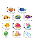 30pcs Tropical Fish Hanging Swirl Decorations Under the Sea Party Supplies