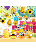 32PCS Honey Bumble Bee Hanging Swirls for Kids & Baby Shower Parties
