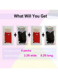 Red And Black Party Decorations- 4 Pack Of 3.2X8.2Ft Foil Fringe Curtains For Graduation Party Decorations 2024 Casino Theme Party Decorations Red And Black Birthday Decorations -