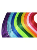100pc Multi-Color Ribbon Wands with Gold Bells Party Streamers for Weddings