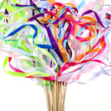 40pcs Multicolor Ribbon Sticks with Bells Fairy Party Streamers