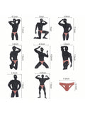 16pcs Bachelorette Party Hanging Swirls Rose Gold Funny Male Decorations