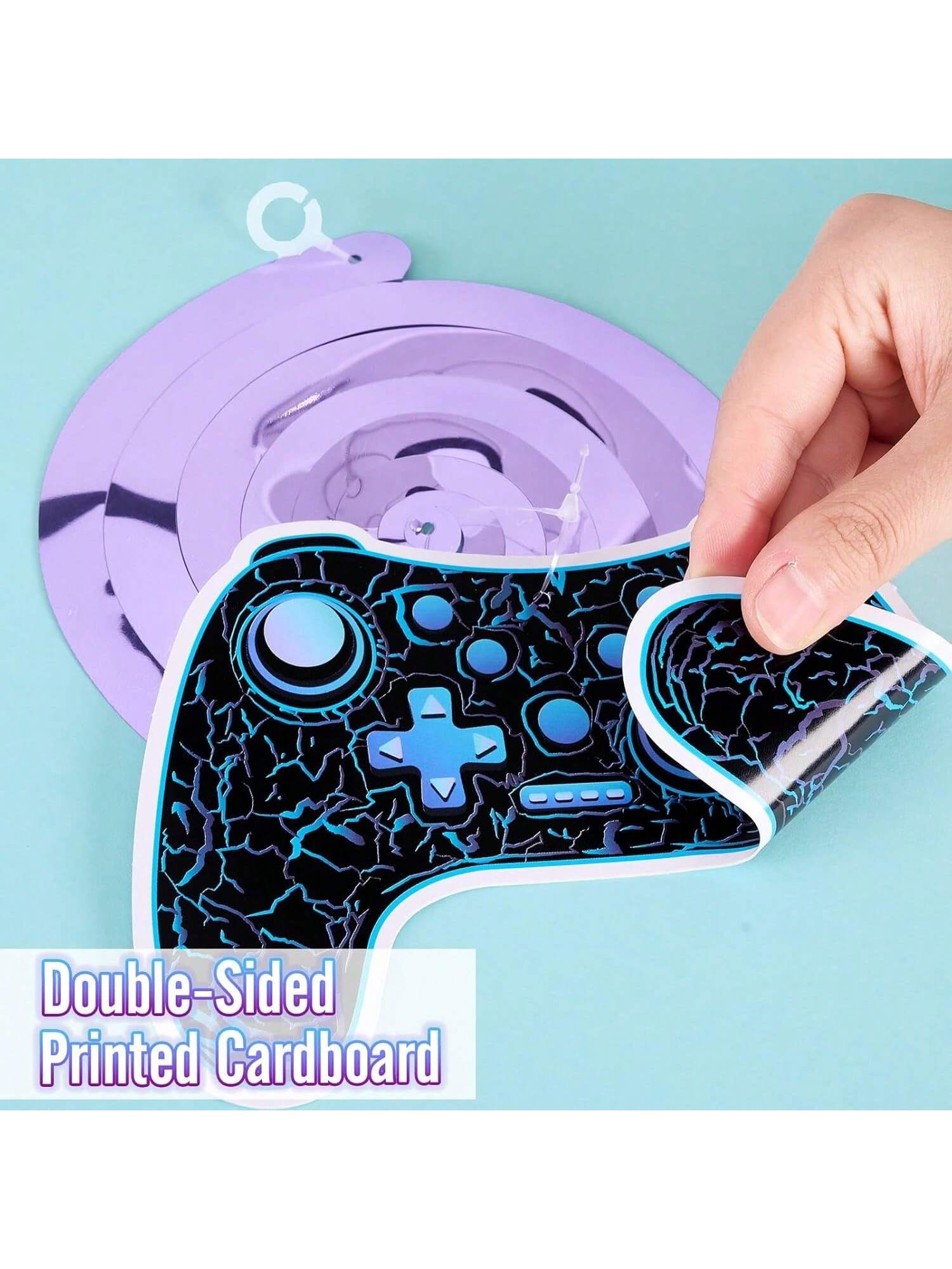 21PCS Video Game Hanging Swirls for Gamer Birthday Party Decor