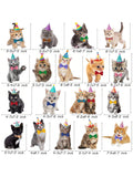 20 pcs Cat Hanging Swirl Decorations for Cat Birthday and Pet Parties