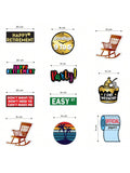25pc Happy Retirement Hanging Swirls Party Decorations