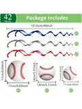 Baseball Hanging Swirls 42pcs Birthday Party Ceiling & Wall Decor