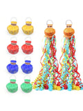 20-Pack Colorful Streamer Poppers No-Mess Confetti for Parties