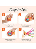 20-Pack Colorful Streamer Poppers No-Mess Confetti for Parties