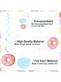 Ice Cream Sweet One Hanging Swirls 20pcs First Birthday Decor