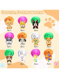 30 pcs Dog Paw Print Hanging Swirls Decorations for Puppy Birthday Party