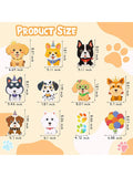 30 pcs Dog Paw Print Hanging Swirls Decorations for Puppy Birthday Party