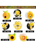 30pcs Bee Hanging Swirl Decorations Honey Bee Party Ceiling Streamers