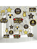 Farewell Party Decorations 30pcs Gold Glitter Ceiling Decor for Retirement & Office