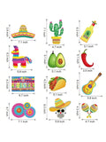 Mexican Fiesta Hanging Swirls 30pcs Cinco de Mayo Party Decor
