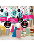 50s Sock Hop Rock N Roll Party Hanging Swirls Set of 40