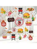 52pcs Summer Picnic Party Hanging Swirl Decorations for BBQ Birthday Carnival
