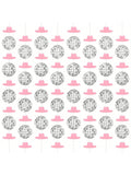 Cow Bachelorette Party Decorations 8pcs Disco Ball Western Pink Party Decor