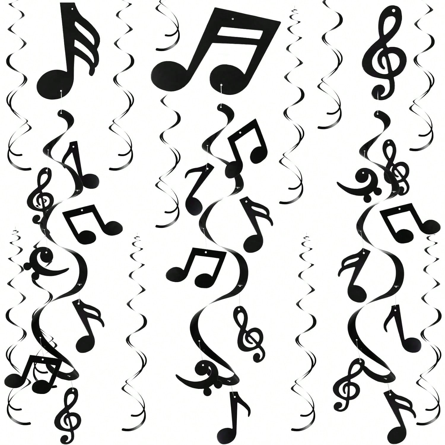 84 pcs Music Notes Hanging Swirl Party Decorations for Birthday Wedding Shower