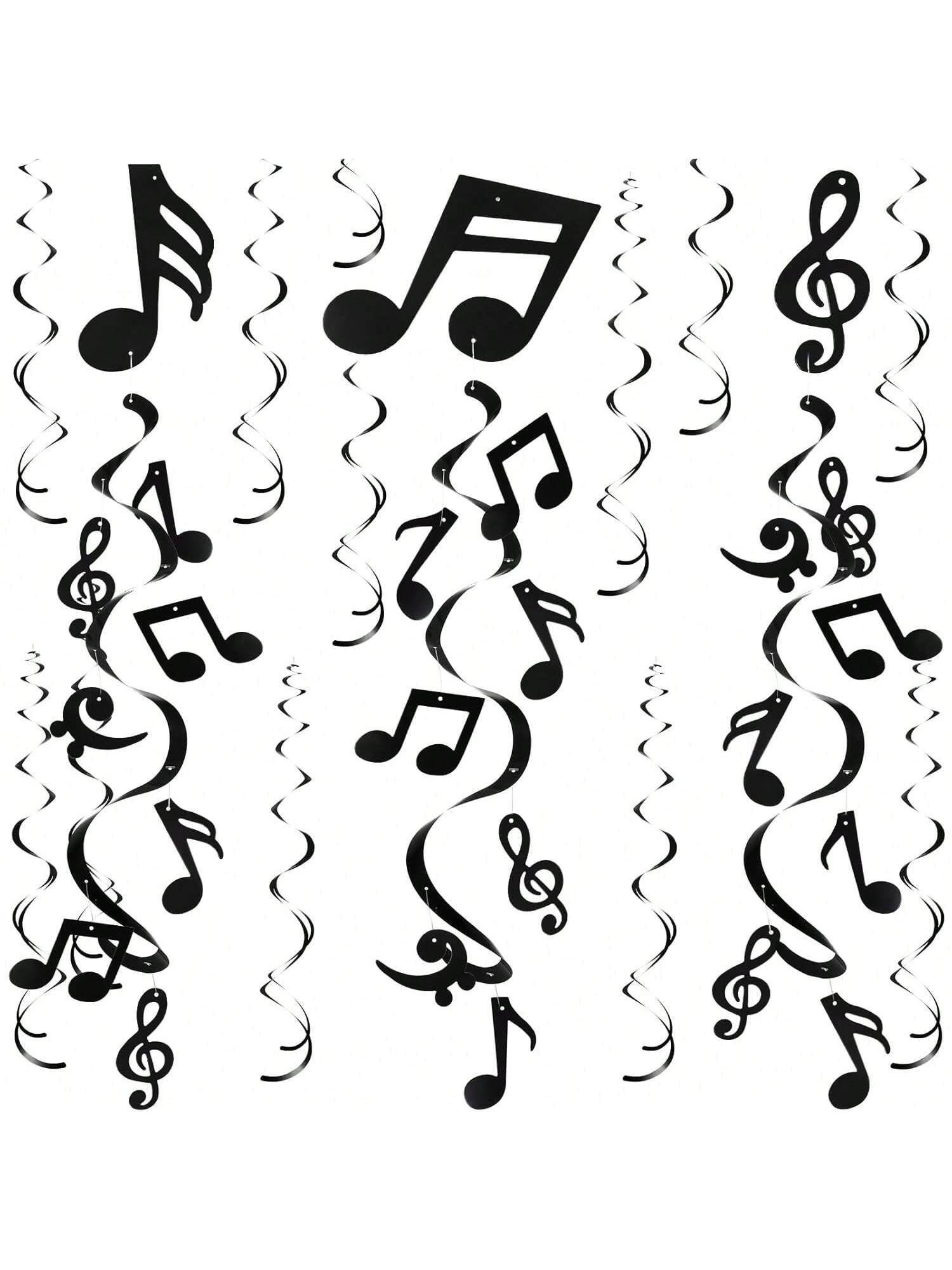 84 pcs Music Notes Hanging Swirl Party Decorations for Birthday Wedding Shower
