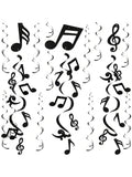 84 pcs Music Notes Hanging Swirl Party Decorations for Birthday Wedding Shower