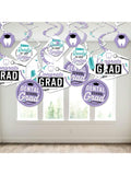 Dental School Graduation Hygienist Decorations Hanging Swirls Set Of 40