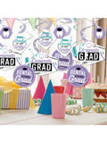 Dental School Graduation Hygienist Decorations Hanging Swirls Set Of 40