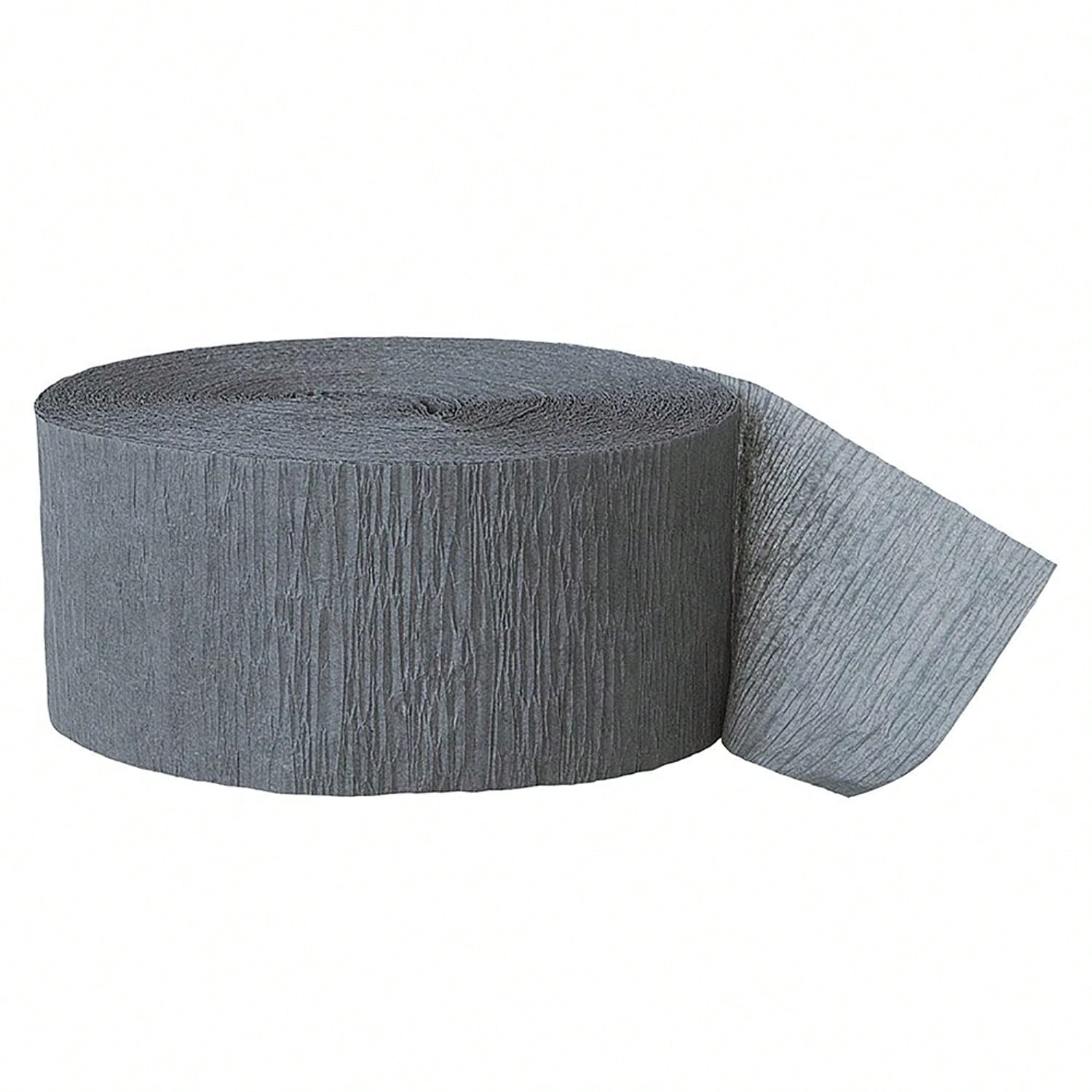 Industries Crepe Paper Streamer81FtGrey