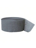 Industries Crepe Paper Streamer81FtGrey