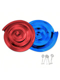 Red & Blue Foil Hanging Swirls 24pcs Baseball Theme Party Decor