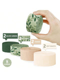 8 Rolls Olive Green Crepe Paper Streamers 82ft for Party DIY Decorations