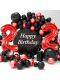 40-Inch Red Number 22 Balloon for Birthday Party Decorations
