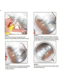 6-Pack 22-Inch Silver Disco Balloons Iridescent Holographic NYE Decorations